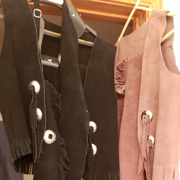 Kids Cowboy Vests / Chaps - Picture 1 of 5
